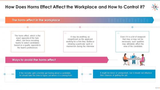 How does horns effect affect the workplace and how to control it edu ppt