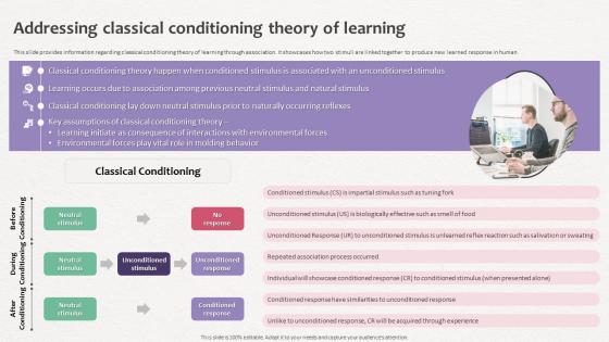 How Does Organization Impact Human Addressing Classical Conditioning Theory Of Learning