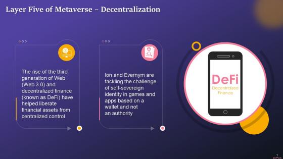 How Is Decentralization Helping The Metaverse Economy Training Ppt