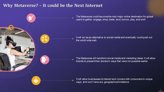 How Metaverse Could Be The Next Internet Training Ppt