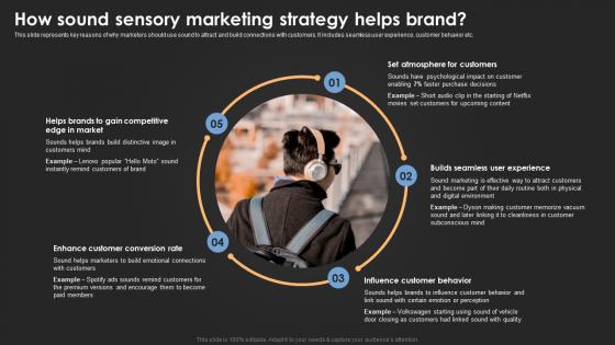 How Sound Sensory Marketing Strategy Helps Introduction For Neuromarketing To Study MKT SS V