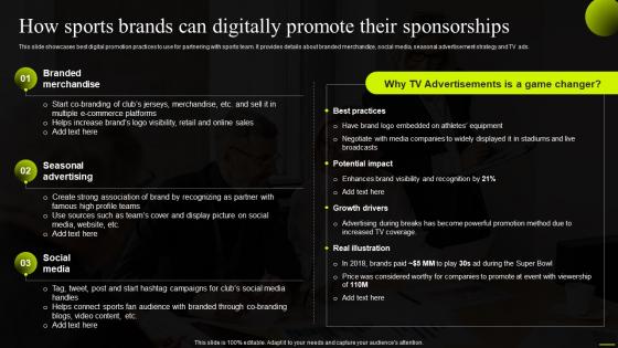 How Sports Brands Can Digitally Promote Their Sponsorships Comprehensive Guide To Sports