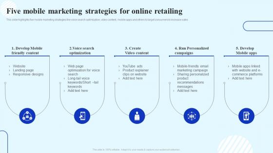 How To Boost Customer Engagement Five Mobile Marketing Strategies For Online Retailing