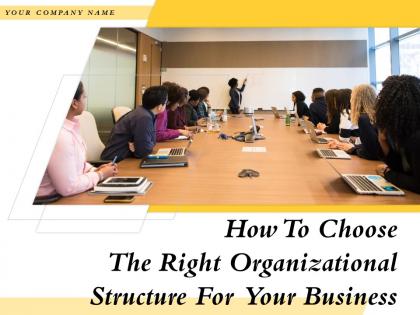 How To Choose The Right Organizational Structure For Your Business Powerpoint Presentation Slides