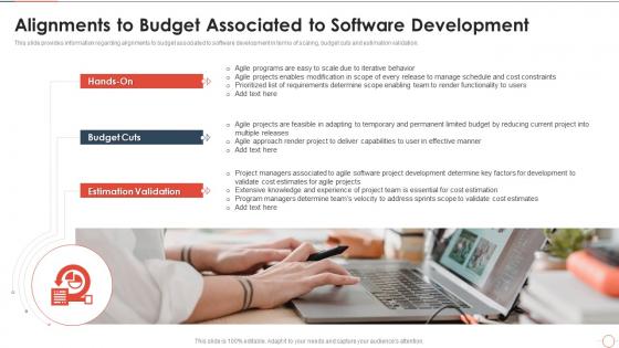 How to cost agile project alignments to budget associated to software development
