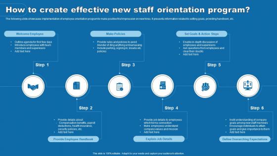 How To Create Effective New Staff Orientation Program