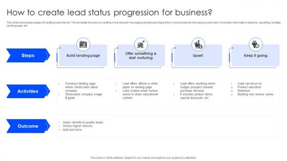How To Create Lead Status Progression For Business