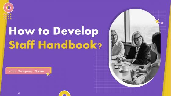 How To Develop Staff Handbook Powerpoint Presentation Slides HB V
