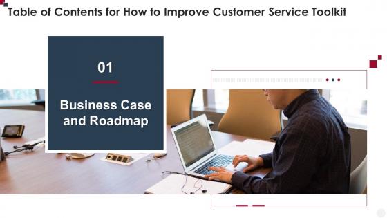 How To Improve Customer Service Toolkit For Table Of Contents Ppt File Background Images