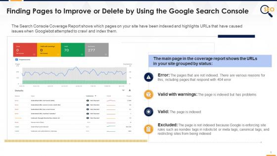How to improve or delete pages in google search console edu ppt