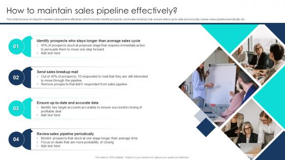 How To Maintain Sales Pipeline Effectively Pipeline Management To Analyze Sales Process