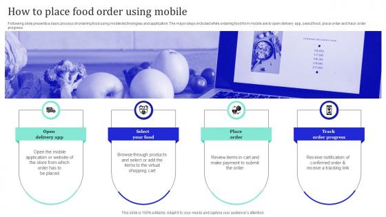 How To Place Food Order Using Mobile