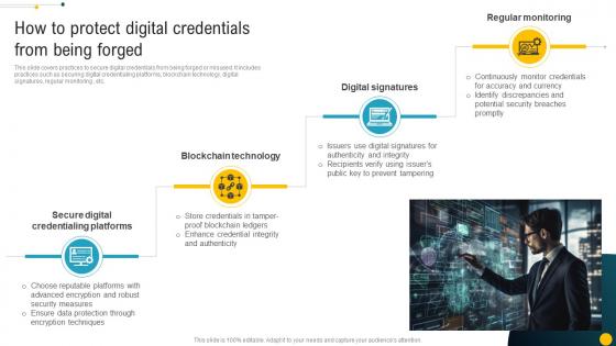 How To Protect Digital Credentials From Being Forged Blockchain Role In Education BCT SS