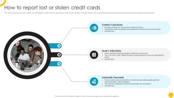 How To Report Lost Or Stolen Guide To Use And Manage Credit Cards Effectively Fin SS