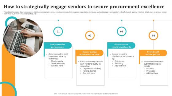 How To Strategically Engage Vendors To Secure Procurement Excellence