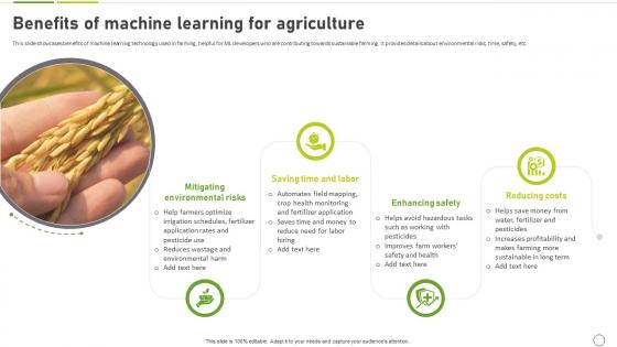How To Use Ai In Agriculture Benefits Of Machine Learning For Agriculture AI SS