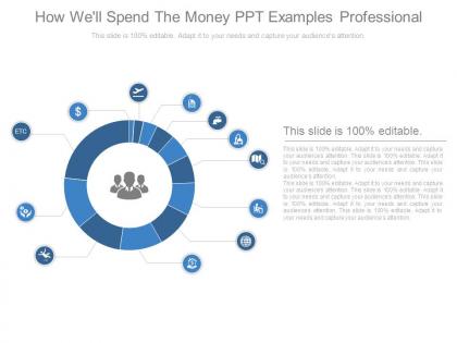 How well spend the money ppt examples professional