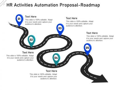 Hr activities automation proposal roadmap ppt powerpoint presentation slides icons