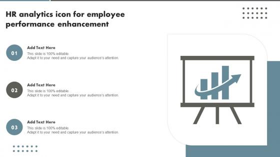 HR Analytics Icon For Employee Performance Enhancement