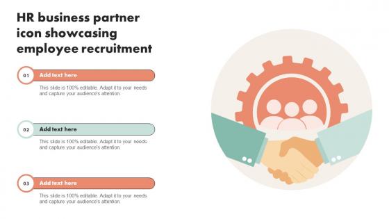 HR Business Partner Icon Showcasing Employee Recruitment