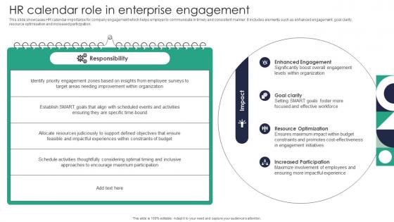 HR Calendar Role In Enterprise Engagement