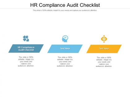 Hr compliance audit checklist ppt powerpoint presentation slides demonstration cpb