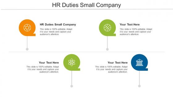 HR Duties Small Company Ppt Powerpoint Presentation File Icons Cpb