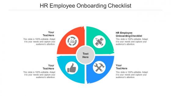 Hr employee onboarding checklist ppt powerpoint presentation images cpb