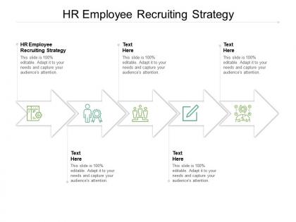 Hr employee recruiting strategy ppt powerpoint presentation summary tips cpb