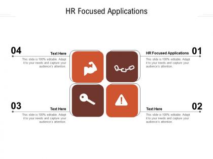 Hr focused applications ppt powerpoint presentation professional deck cpb