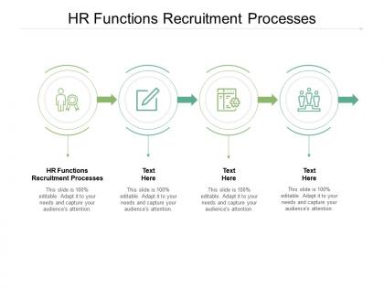 Hr functions recruitment processes ppt powerpoint presentation slides samples cpb