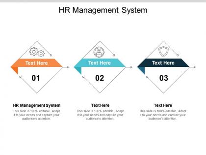Hr management system ppt powerpoint presentation pictures good cpb
