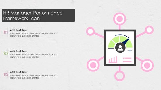 HR Manager Performance Framework Icon