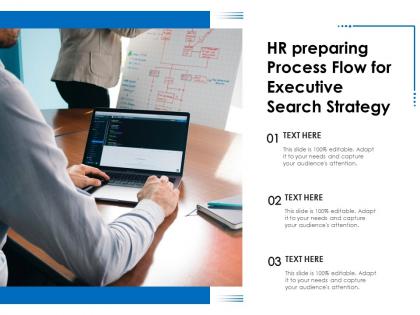 Hr preparing process flow for executive search strategy