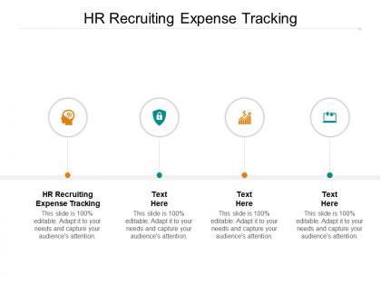 Hr recruiting expense tracking ppt powerpoint presentation ideas styles cpb