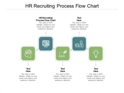Hr recruiting process flow chart ppt powerpoint portfolio graphics template cpb