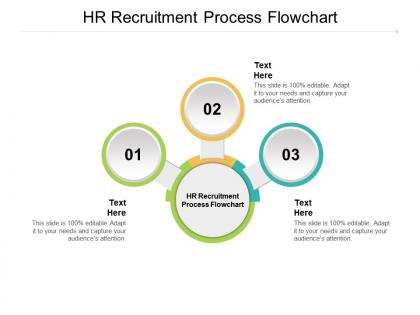Hr recruitment process flowchart ppt powerpoint presentation professional graphics design cpb