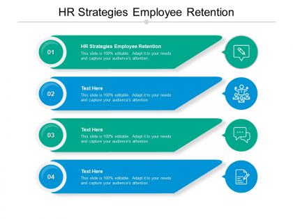 Hr strategies employee retention ppt powerpoint presentation portfolio deck cpb