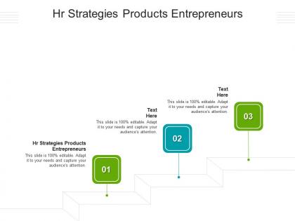 Hr strategies products entrepreneurs ppt powerpoint presentation ideas grid cpb