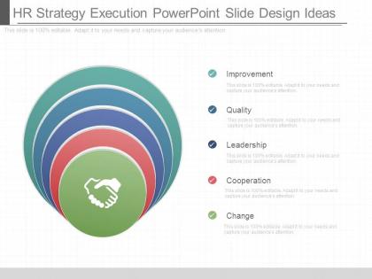 Hr strategy execution powerpoint slide design ideas