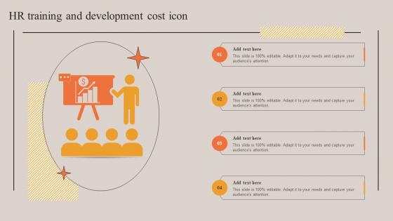 HR Training And Development Cost Icon