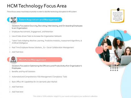 Hris technology hcm technology focus area ppt powerpoint presentation file diagrams