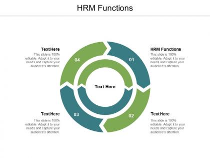 Hrm functions ppt powerpoint presentation infographics slide cpb