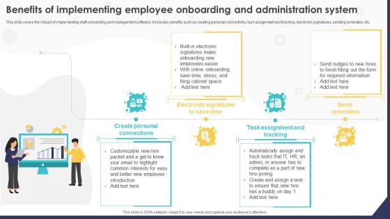 HRMS Implementation Strategy Benefits Of Implementing Employee Onboarding And Administration