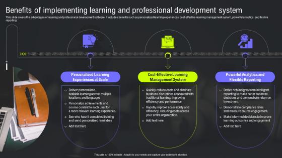 HRMS Integration Strategy Benefits Of Implementing Learning And Professional Development System