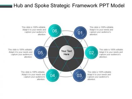 Hub and spoke strategic framework ppt model