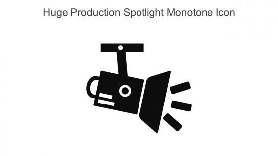 Huge Production Spotlight Monotone Icon In Powerpoint Pptx Png And Editable Eps Format