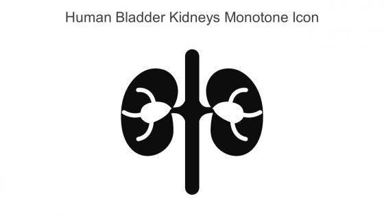 Human Bladder Kidneys Monotone Icon In Powerpoint Pptx Png And Editable Eps Format