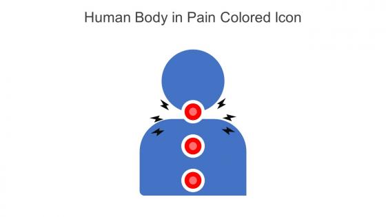 Human Body In Pain Colored Icon In Powerpoint Pptx Png And Editable Eps Format