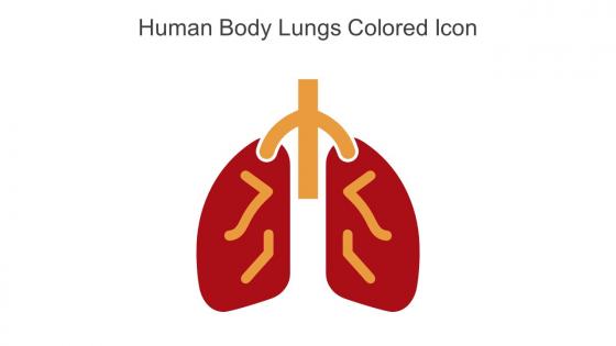 Human Body Lungs Colored Icon In Powerpoint Pptx Png And Editable Eps Format